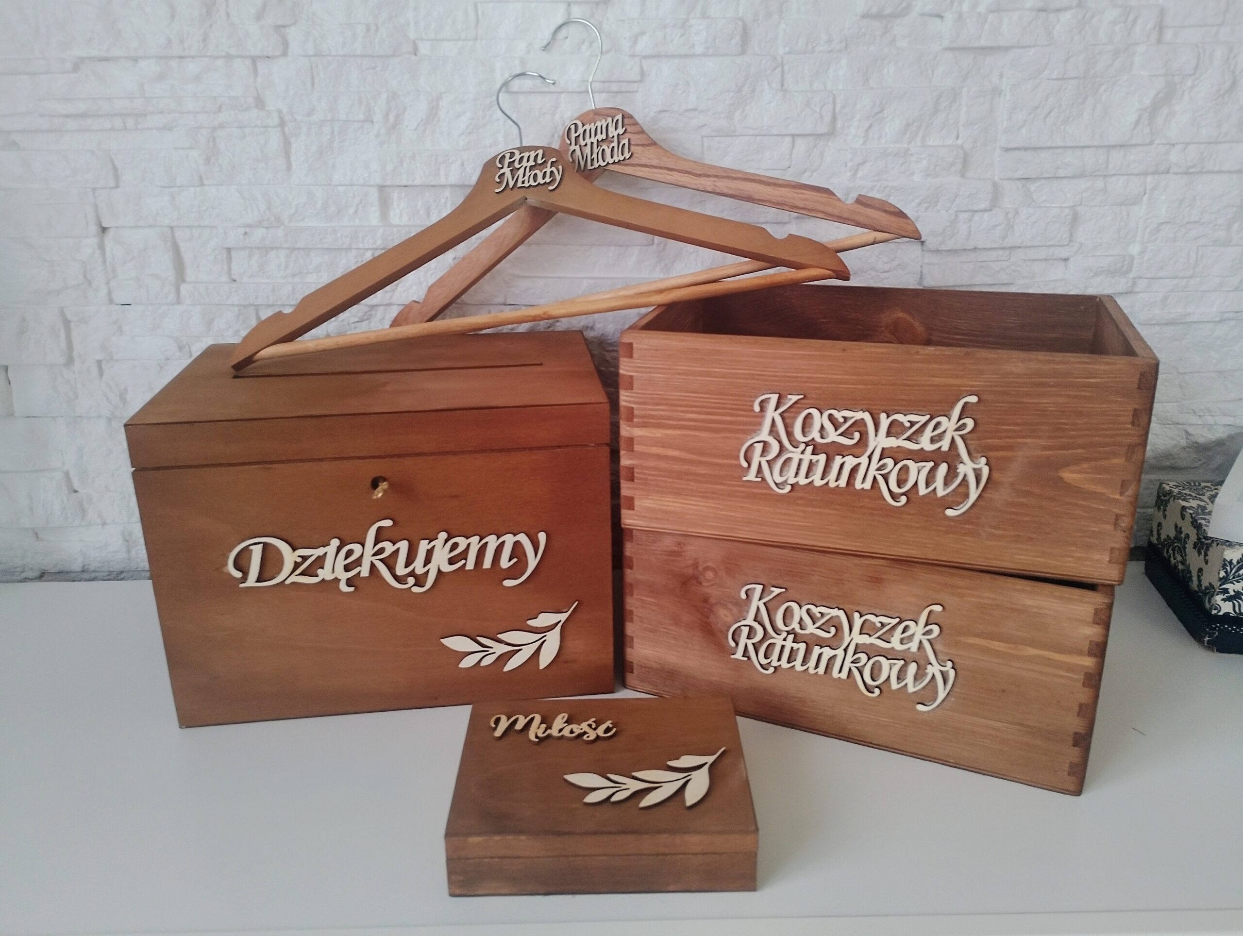 Rustykalny zestaw dodatków ślubnych L - obrazek 3