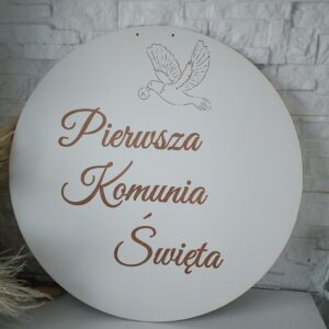 Tablica powitalna komunijna Pierwsza Komunia Święta