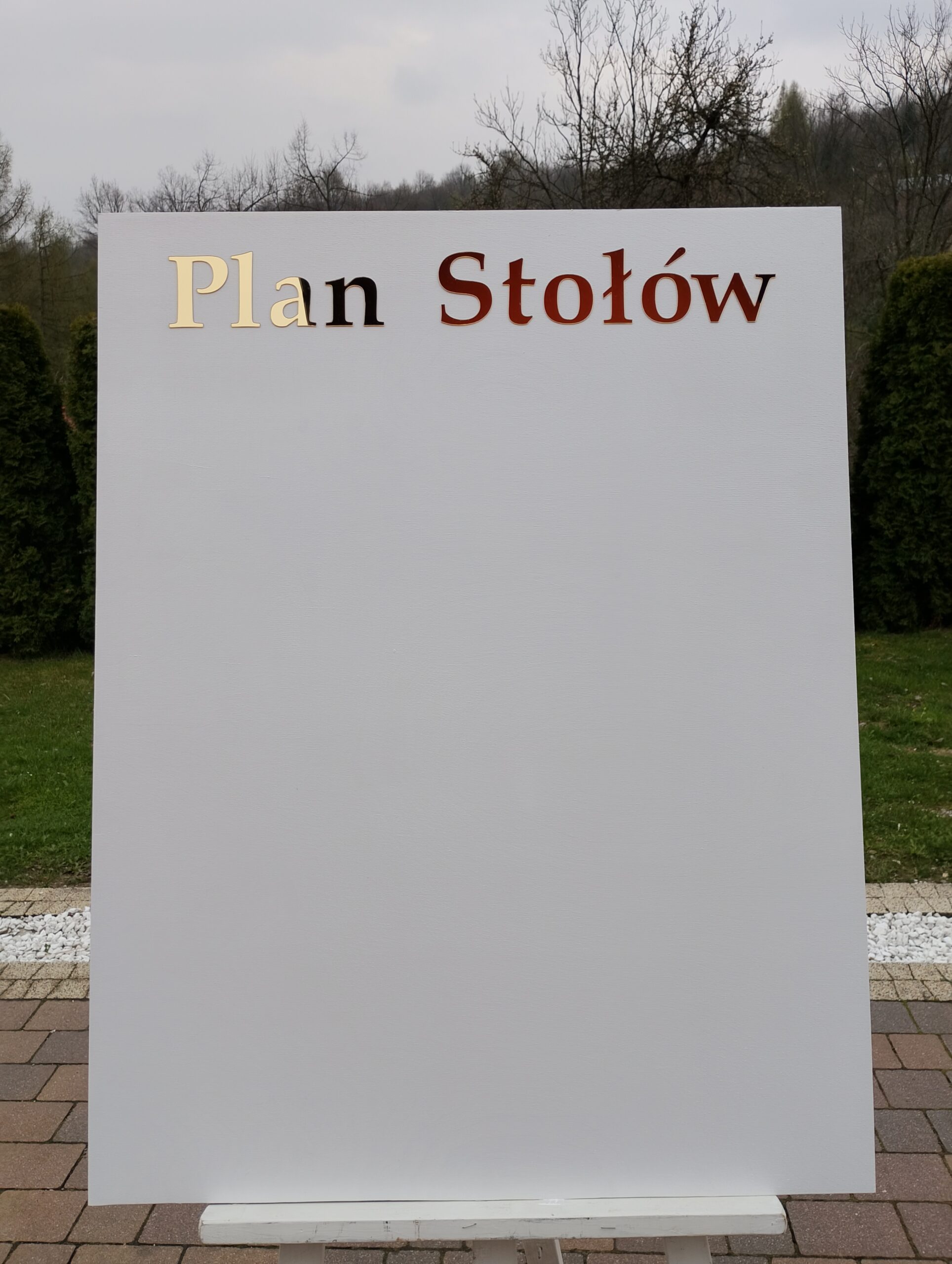 Plan stołów weselnych biały - obrazek 2