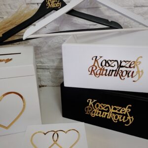 Zestaw dodatków ślubnych L z koszyczkami ratunkowymi