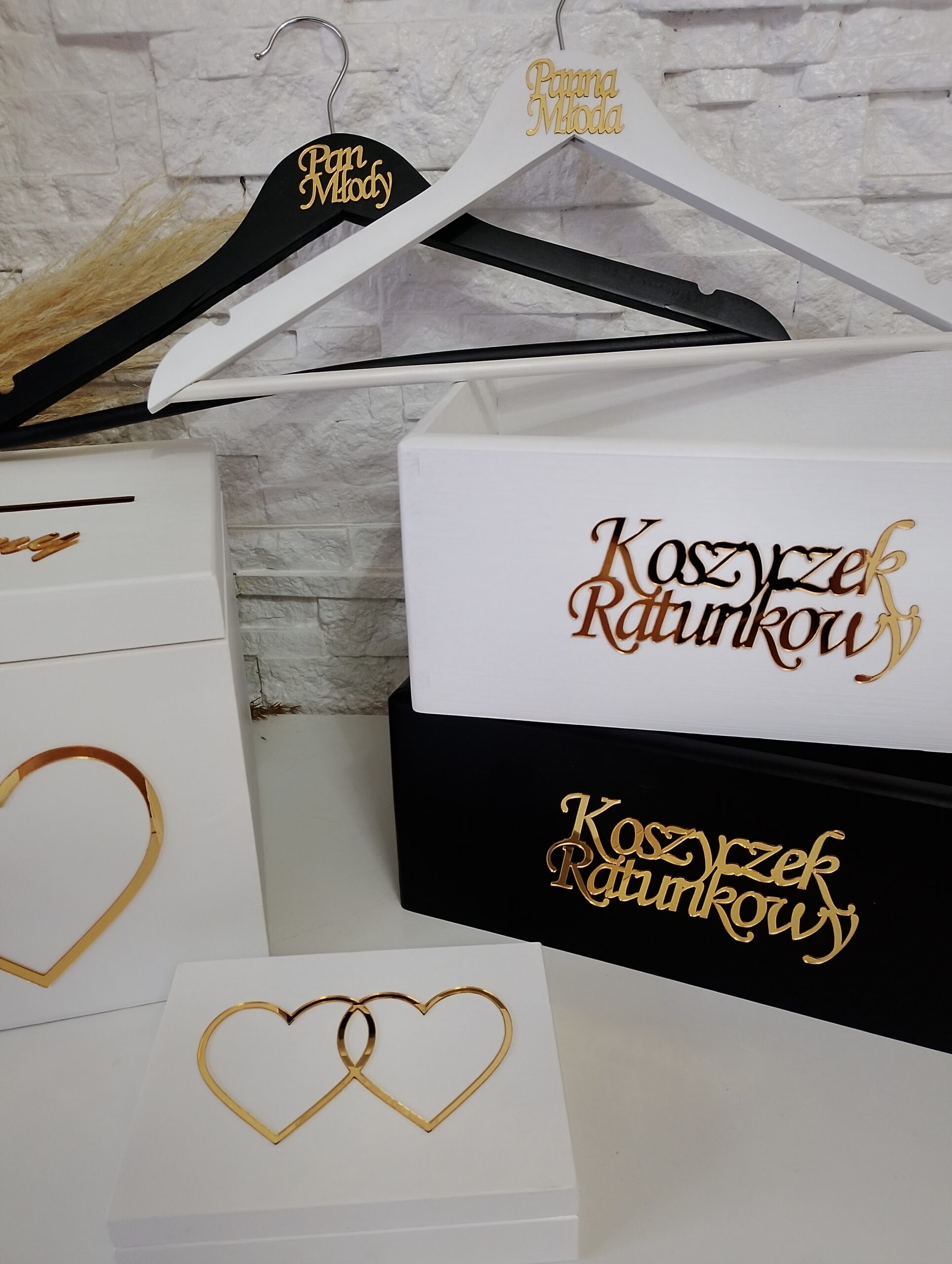 Zestaw dodatków ślubnych L z koszyczkami ratunkowymi - obrazek 2